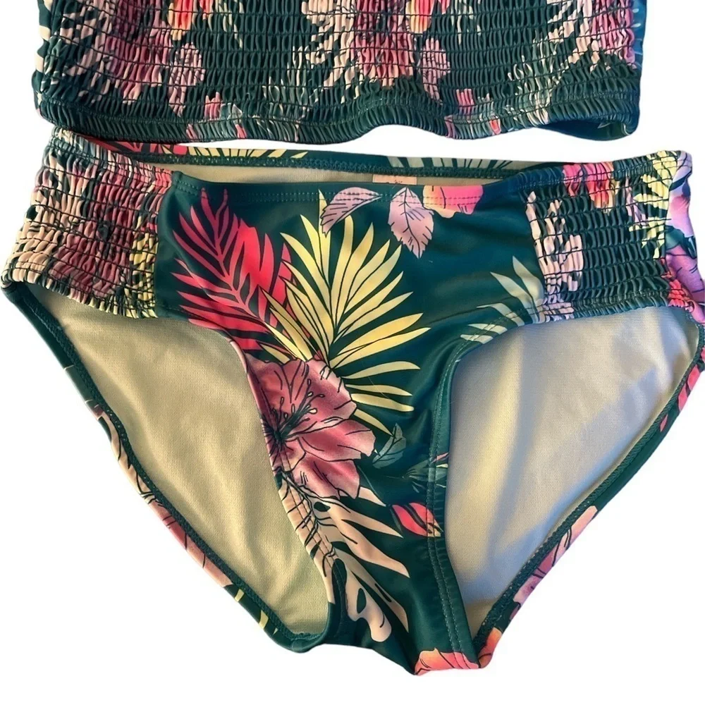 Justice two piece swimsuit‎ bikini XL NWOT